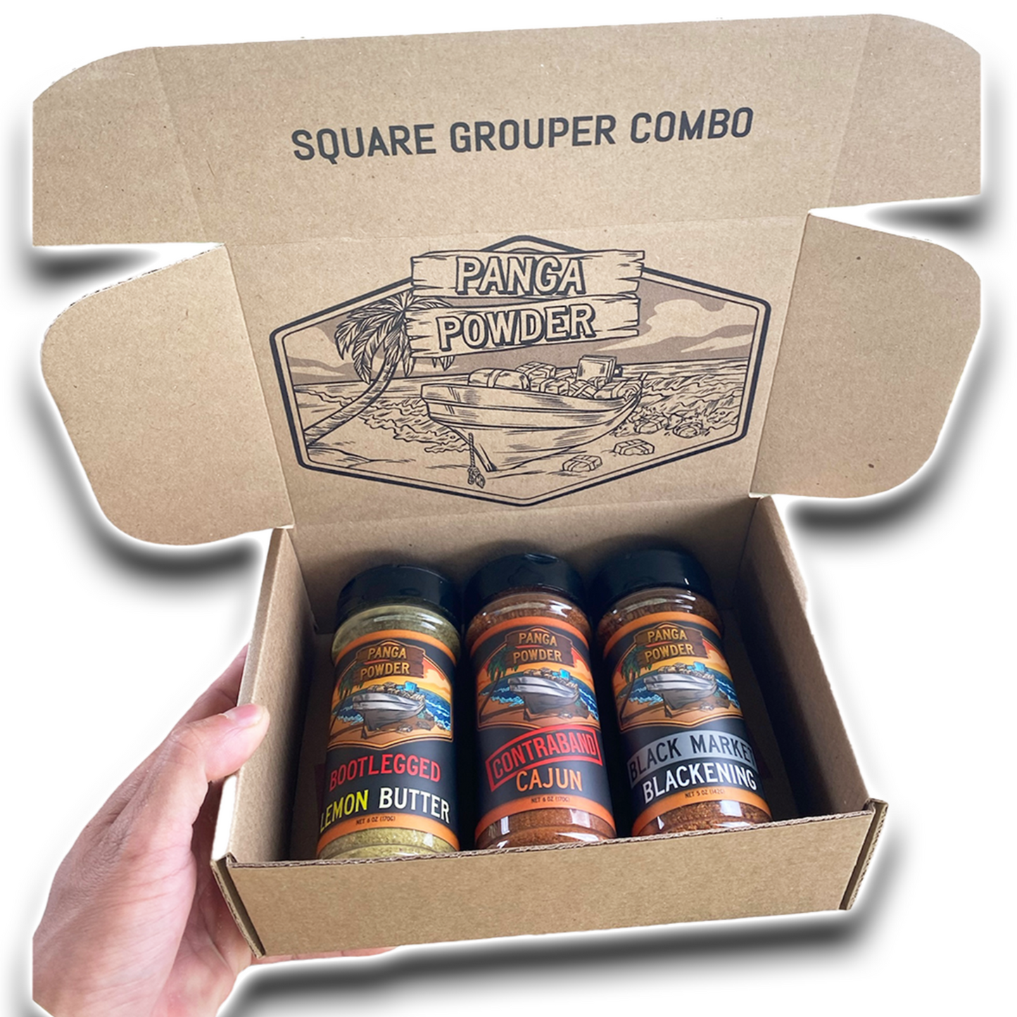 Panga Powder Square Grouper Combo (3 Seasonings)